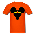 Afro Puffs Girl Wonder Women T-Shirt - orange