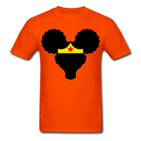 Afro Puffs Girl Wonder Women T-Shirt - orange