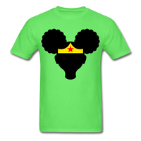 Afro Puffs Girl Wonder Women T-Shirt - kiwi
