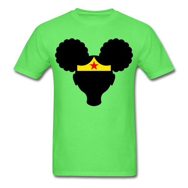 Afro Puffs Girl Wonder Women T-Shirt - kiwi