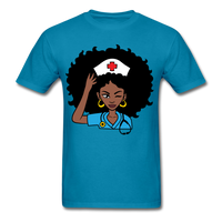 Afro Women Nurse - turquoise