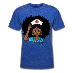 Afro Women Nurse - mineral royal
