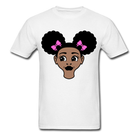 Afro Puffs Girl - white