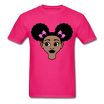 Afro Puffs Girl - fuchsia