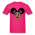 Afro Puffs Girl - fuchsia