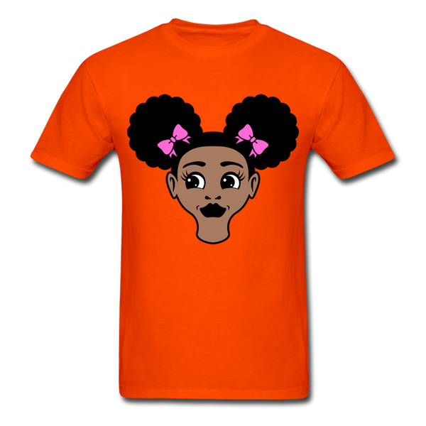 Afro Puffs Girl - orange