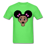 Afro Puffs Girl - kiwi
