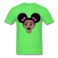 Afro Puffs Girl - kiwi