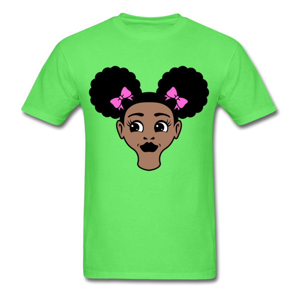 Afro Puffs Girl - kiwi