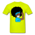Afro Women Doctor Nurse T-Shirt - safety green
