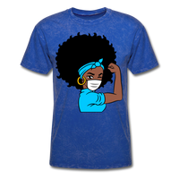Afro Women Doctor Nurse T-Shirt - mineral royal