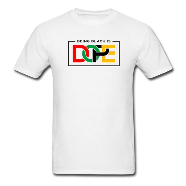 Being Black is DOPE - white
