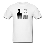 Afro Hair Pick - white