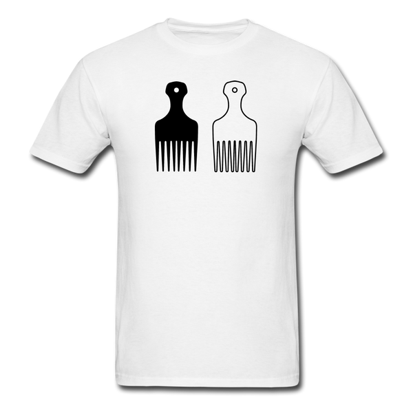Afro Hair Pick - white