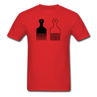 Afro Hair Pick - red