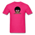 Afro Puff Bandana Girl Peekaboo - fuchsia