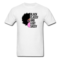 Black Classy And A Bit Sassy T-Shirt - white