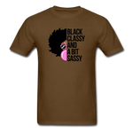 Black Classy And A Bit Sassy T-Shirt - brown