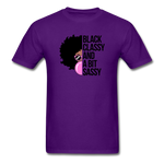 Black Classy And A Bit Sassy T-Shirt - purple