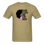 Black Classy And A Bit Sassy T-Shirt - khaki