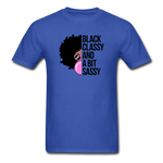 Black Classy And A Bit Sassy T-Shirt - royal blue