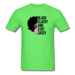 Black Classy And A Bit Sassy T-Shirt - kiwi