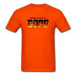 Being Black Is DOPE Flames - orange
