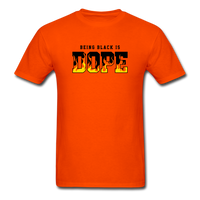 Being Black Is DOPE Flames - orange