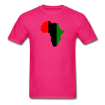 Africa Map - fuchsia