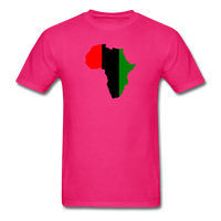 Africa Map - fuchsia