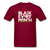 Black Every Month T-Shirt - burgundy