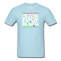 Black Every Month T-Shirt - powder blue