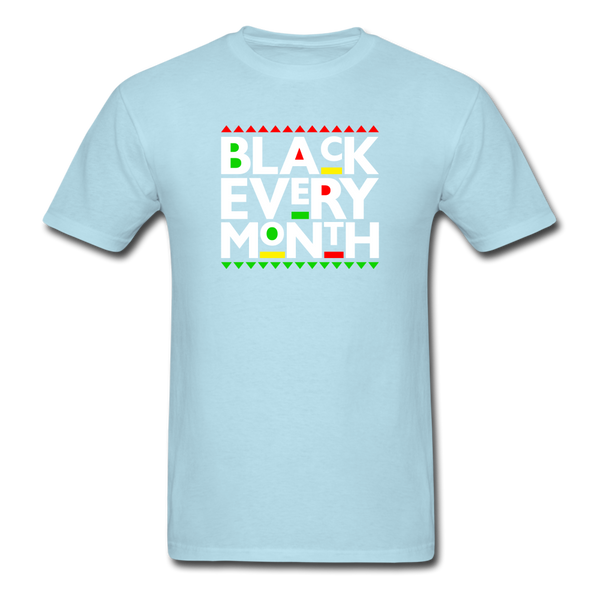 Black Every Month T-Shirt - powder blue