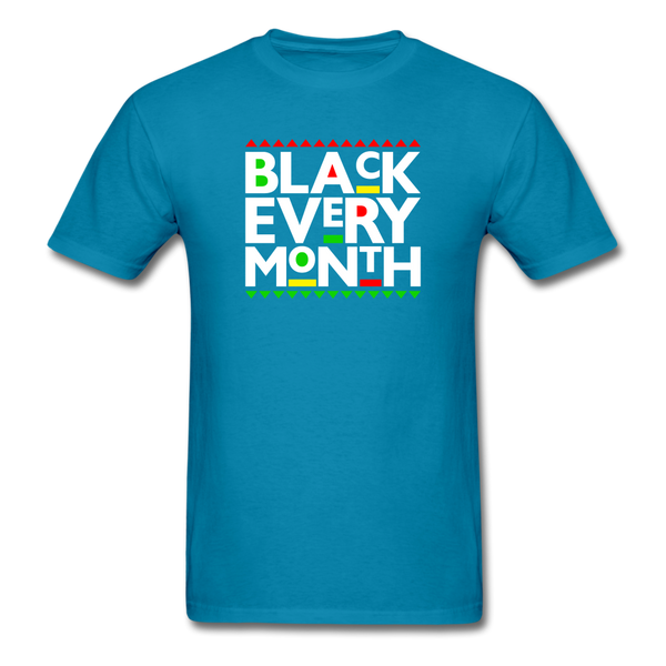 Black Every Month T-Shirt - turquoise