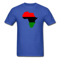 Africa Map - royal blue