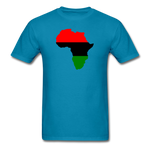 Africa Map - turquoise