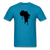 Africa  Continent  Drip - turquoise