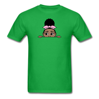 Afro Puff Badana Girl Peekaboo - bright green