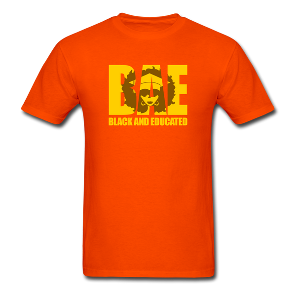 BAE Black And Education Afro Women - orange