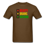 Beauty Brains Wisdom - brown