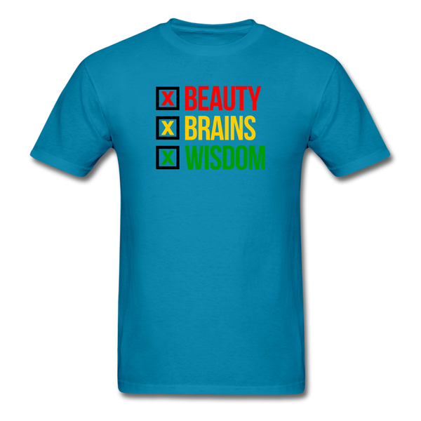 Beauty Brains Wisdom - turquoise