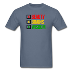 Beauty Brains Wisdom - denim