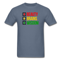 Beauty Brains Wisdom - denim