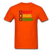 Beauty Brains Wisdom - orange