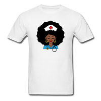 Afro Women Nurse Doctor - white