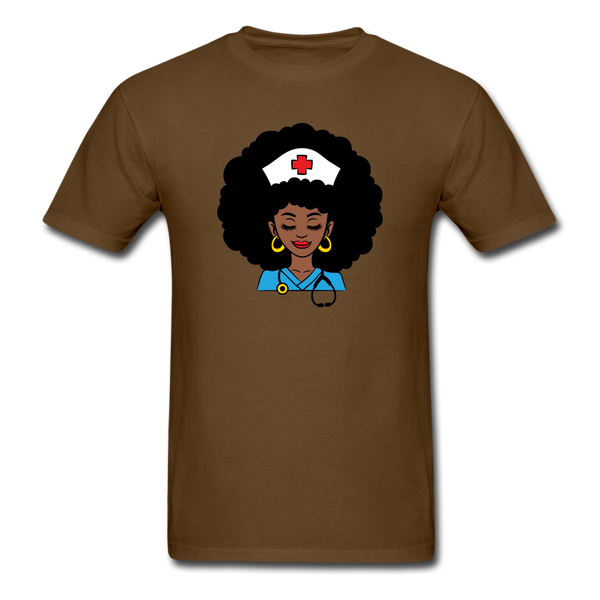 Afro Women Nurse Doctor - brown