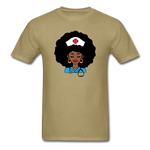 Afro Women Nurse Doctor - khaki