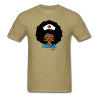Afro Women Nurse Doctor - khaki
