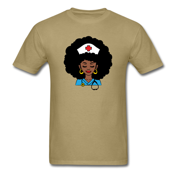 Afro Women Nurse Doctor - khaki