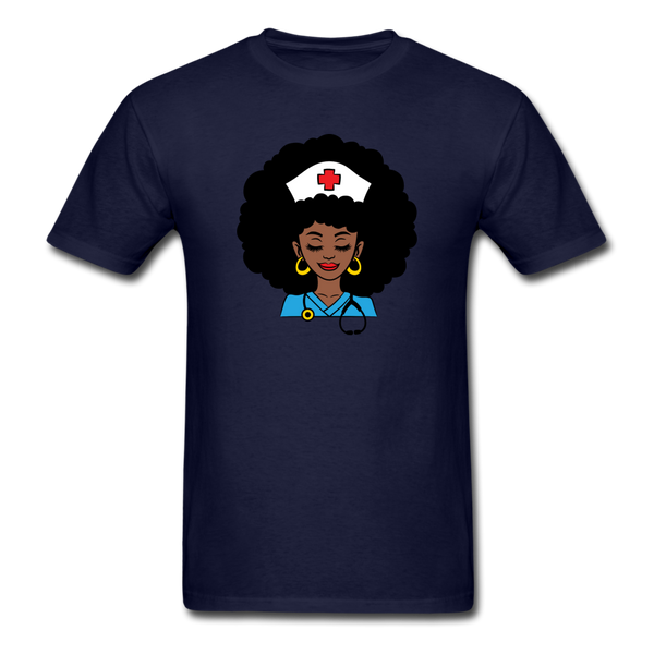 Afro Women Nurse Doctor - navy